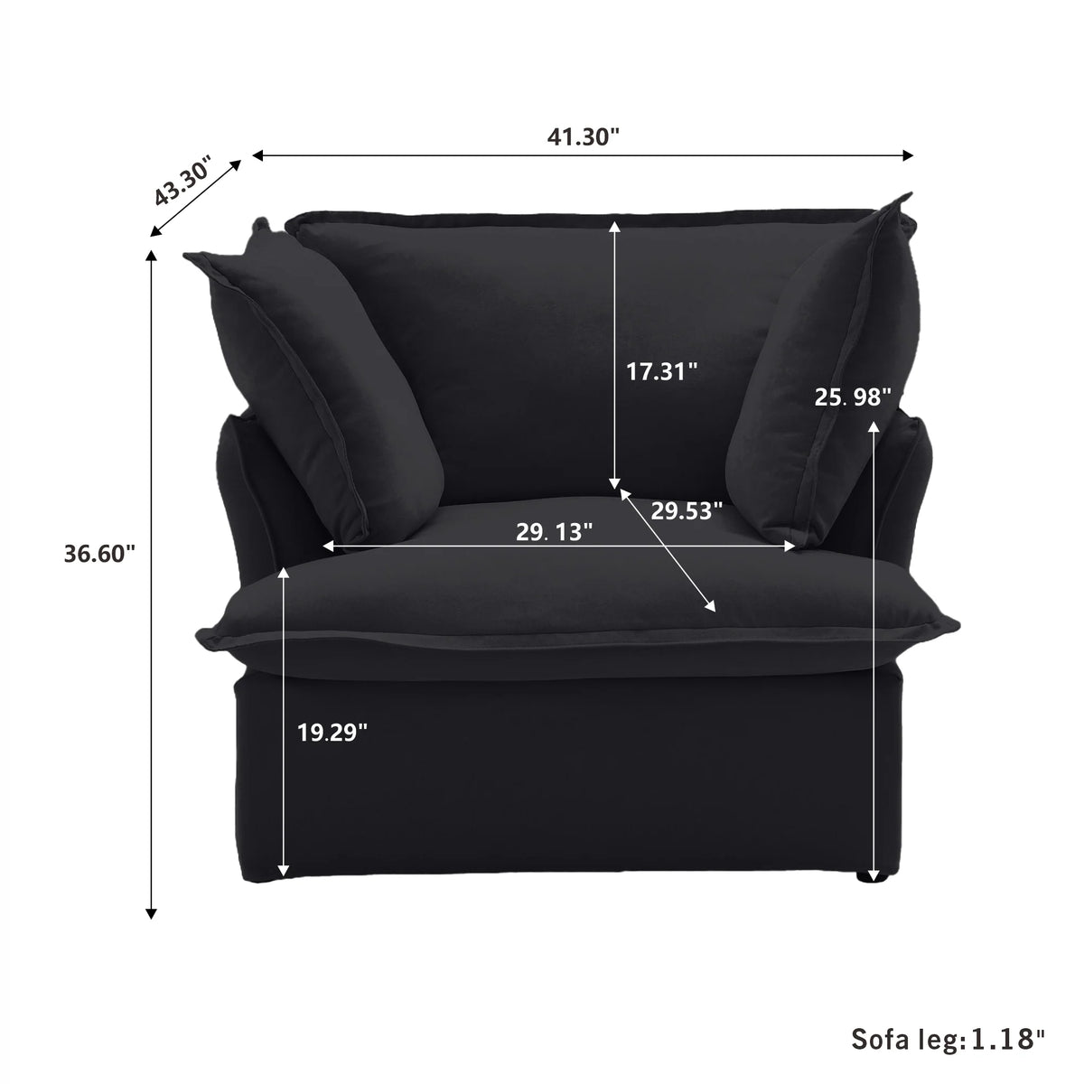 Modular Cloud Armchair