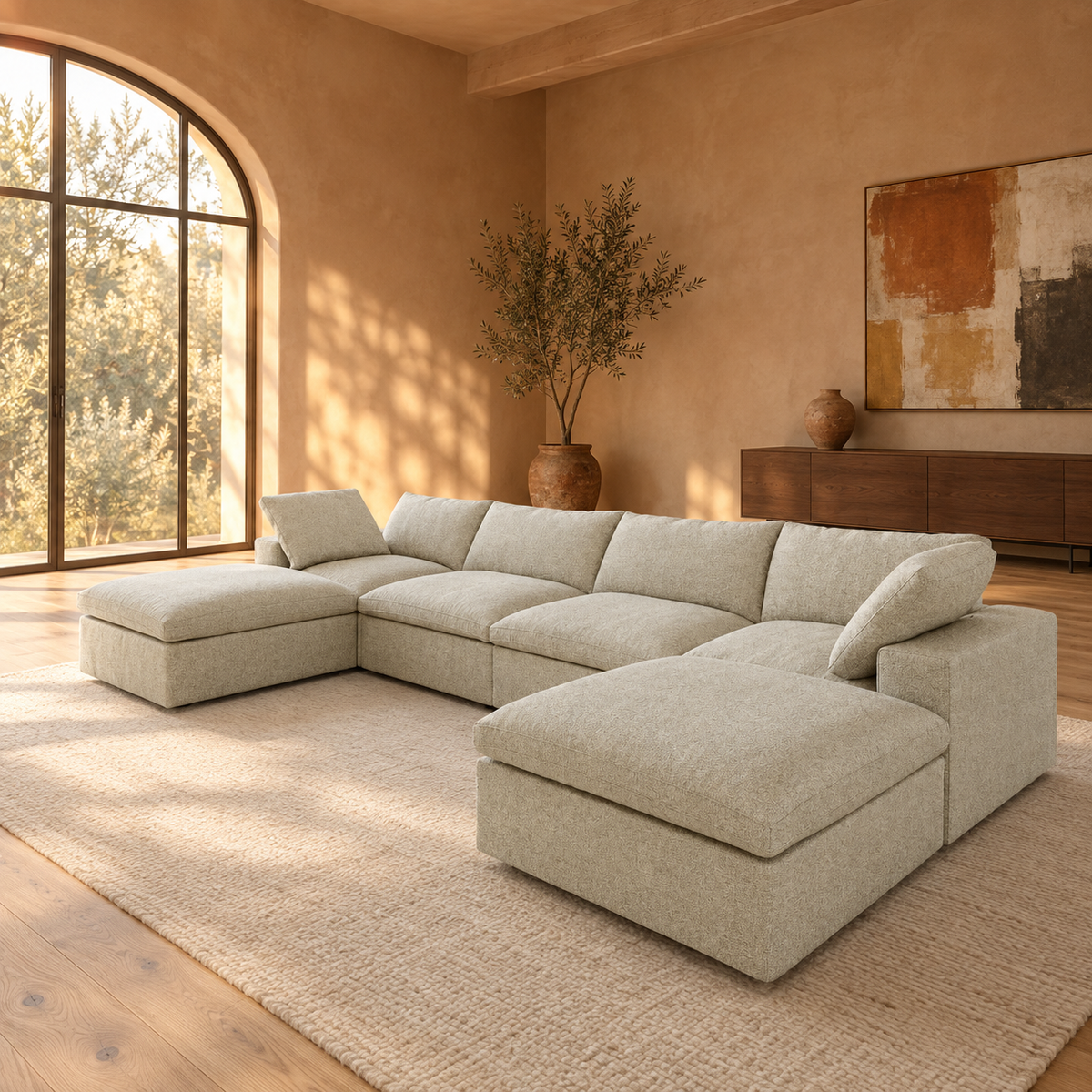 Signature Modular 4-Seater U-Sectional