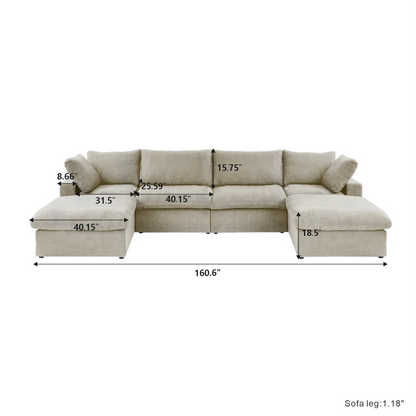 Signature Modular 4-Seater U-Sectional