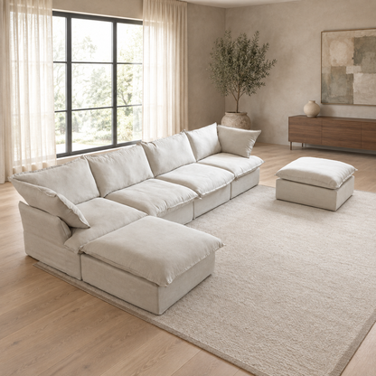 Modular Cloud 4-Seater U-Sectional