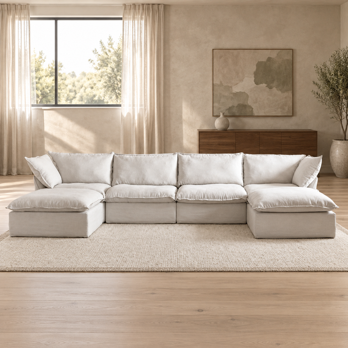 Modular Cloud 4-Seater U-Sectional