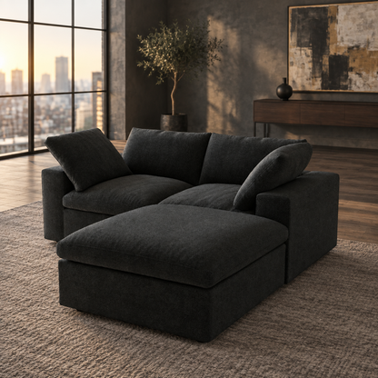Signature Modular 2-Seater Sectional + Ottoman
