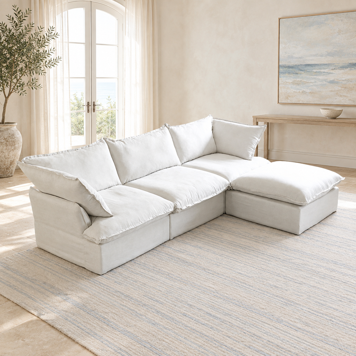 Modular Cloud 3-Seater Sectional