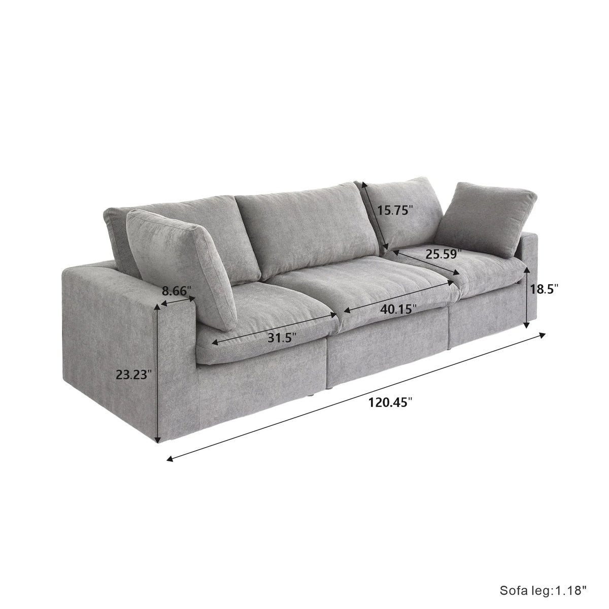 Signature Modular 3-Seater Sofa