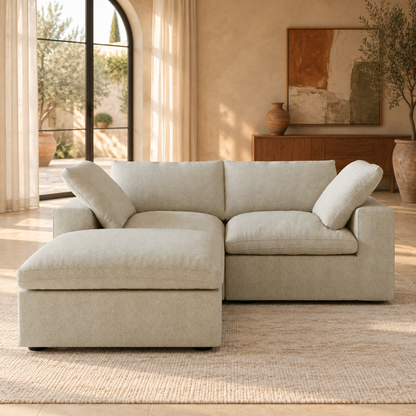 Signature Modular 2-Seater Sectional + Ottoman