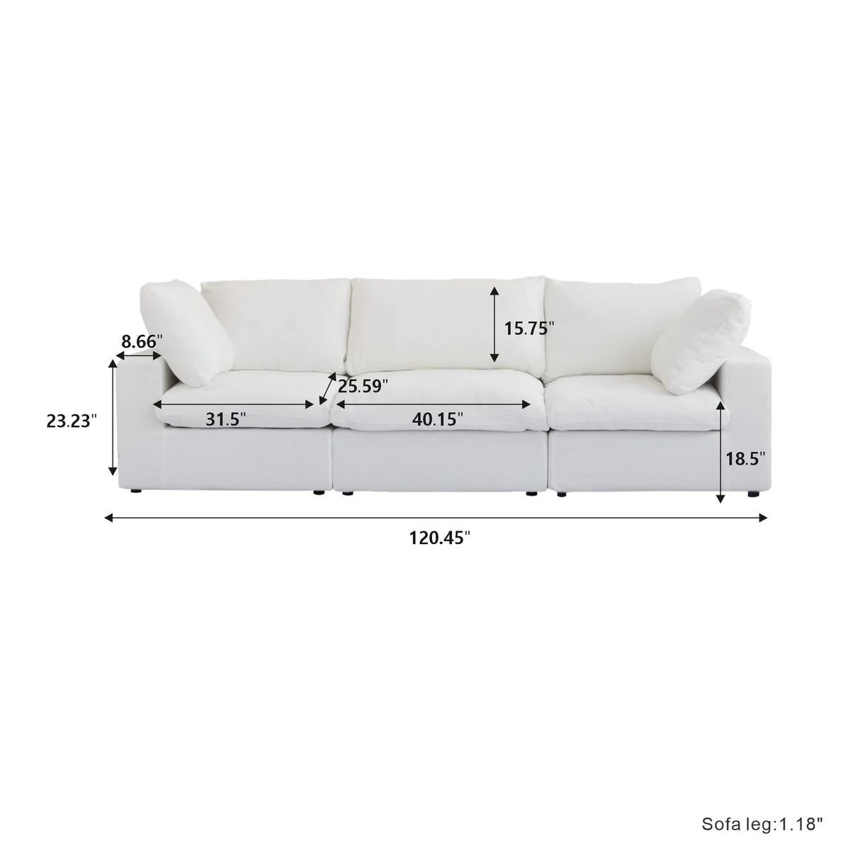 Signature Modular 3-Seater Sofa