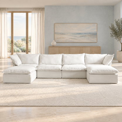 Modular Cloud 4-Seater U-Sectional